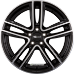 RC DESIGN - RC27 SCHWARZ GLANZ VOLL-POLIERT (SGVP) 7X17 LK:5/100 ET:51 ML:57,1